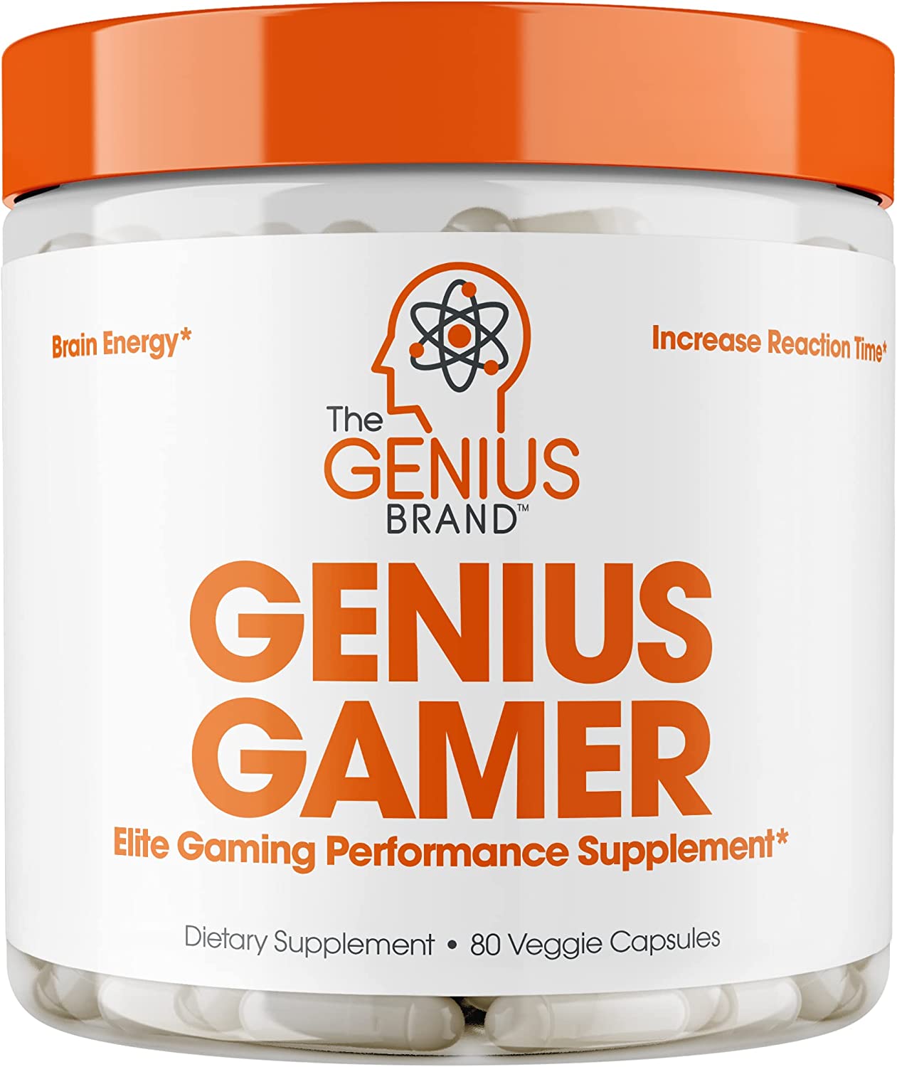 Genius Gamer - Elite Gaming Nootropic | Focus & Brain Booster Supplement - Boost Mental Clarity, Rea