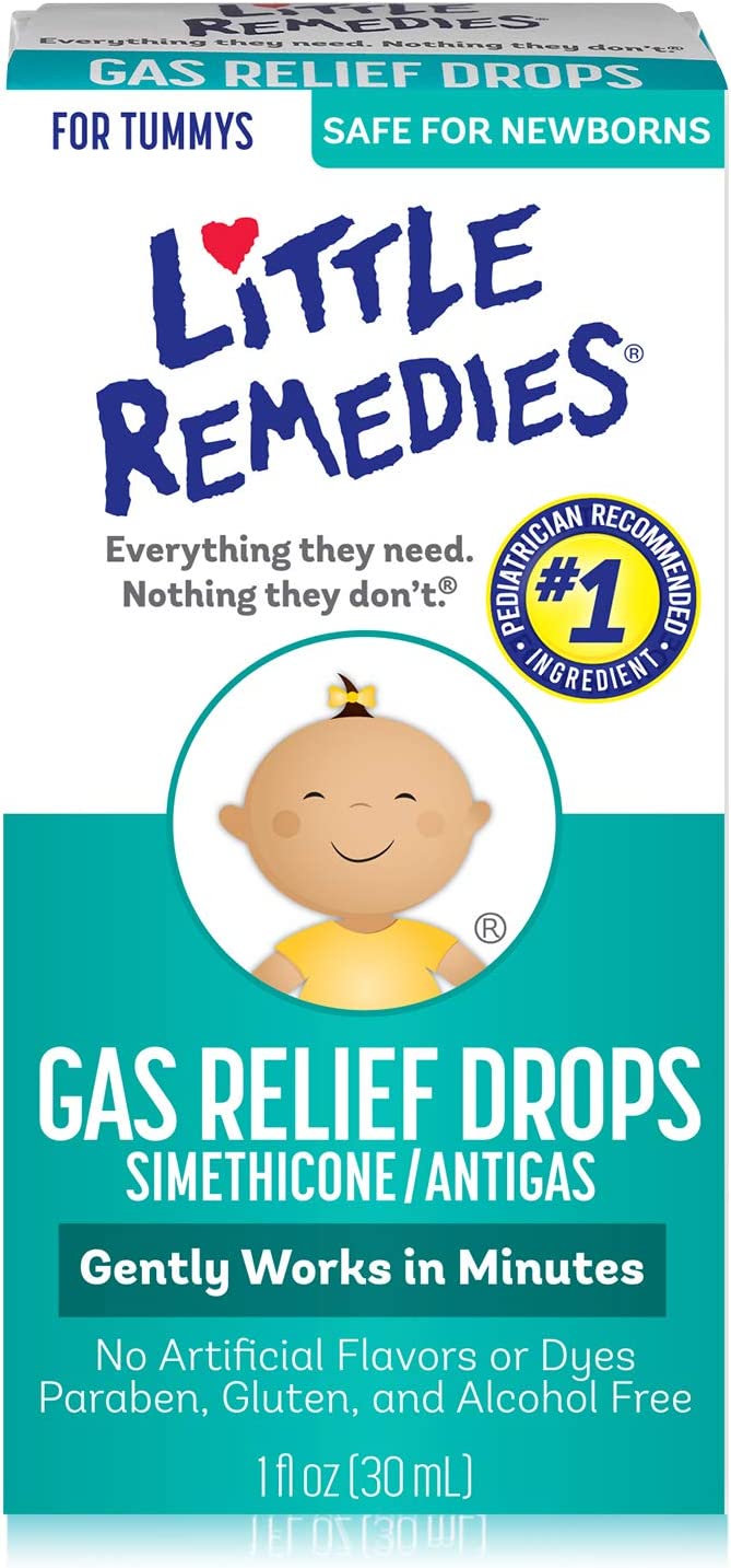 Little Remedies Infant Fever and Gas Solutions (1-2 oz Fever & Pain Reliever, 1- Gas Relief Drops)