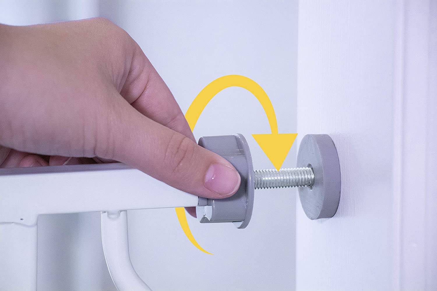 Regalo Easy Open 47-Inch Super Wide Walk Thru Baby Gate, Bonus Kit, Includes 4-Inch and 12-Inch Exte