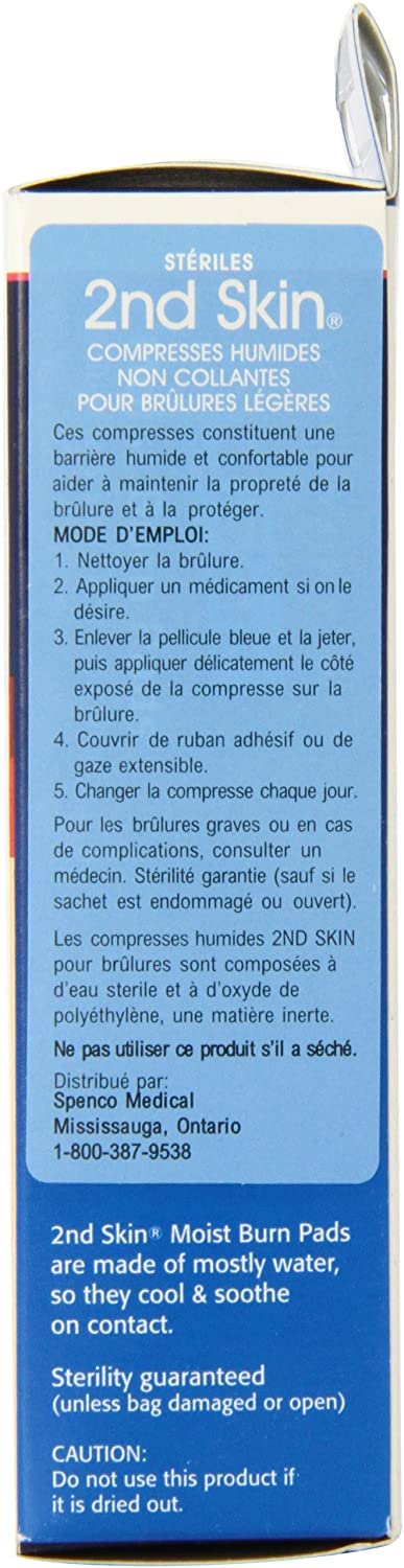 Spenco 2nd Skin Moist Burn Pad Large 3