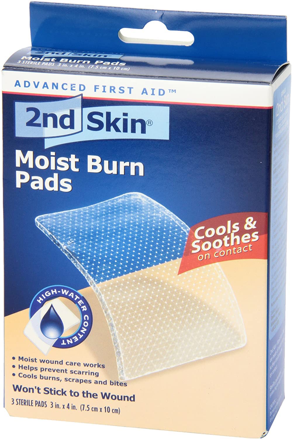 Spenco 2nd Skin Moist Burn Pad Large 3