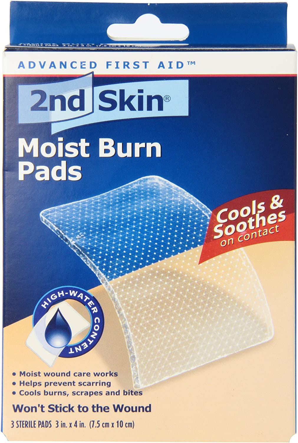 Spenco 2nd Skin Moist Burn Pad Large 3