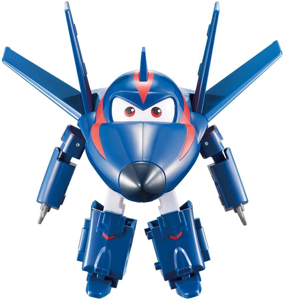 Super Wings US730204 Transforming Toy Figures, Jett Todd Astra & Agent Chase, Scale, 5