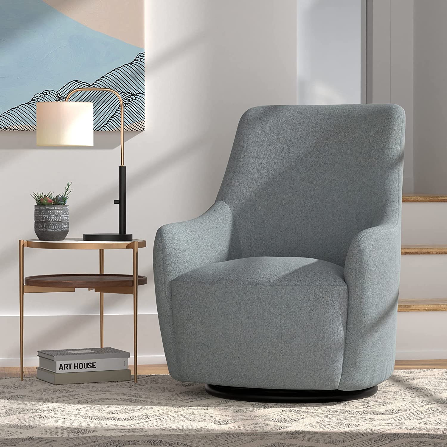 Amazon Brand \xe2\x80\x93 Rivet Contemporary HighBack Upholstered