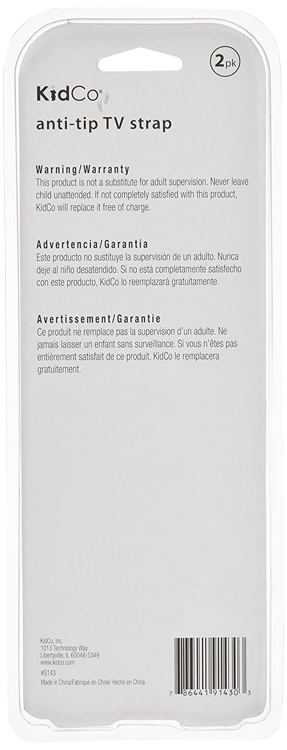 Anti-tip TV Strap, 2 Count