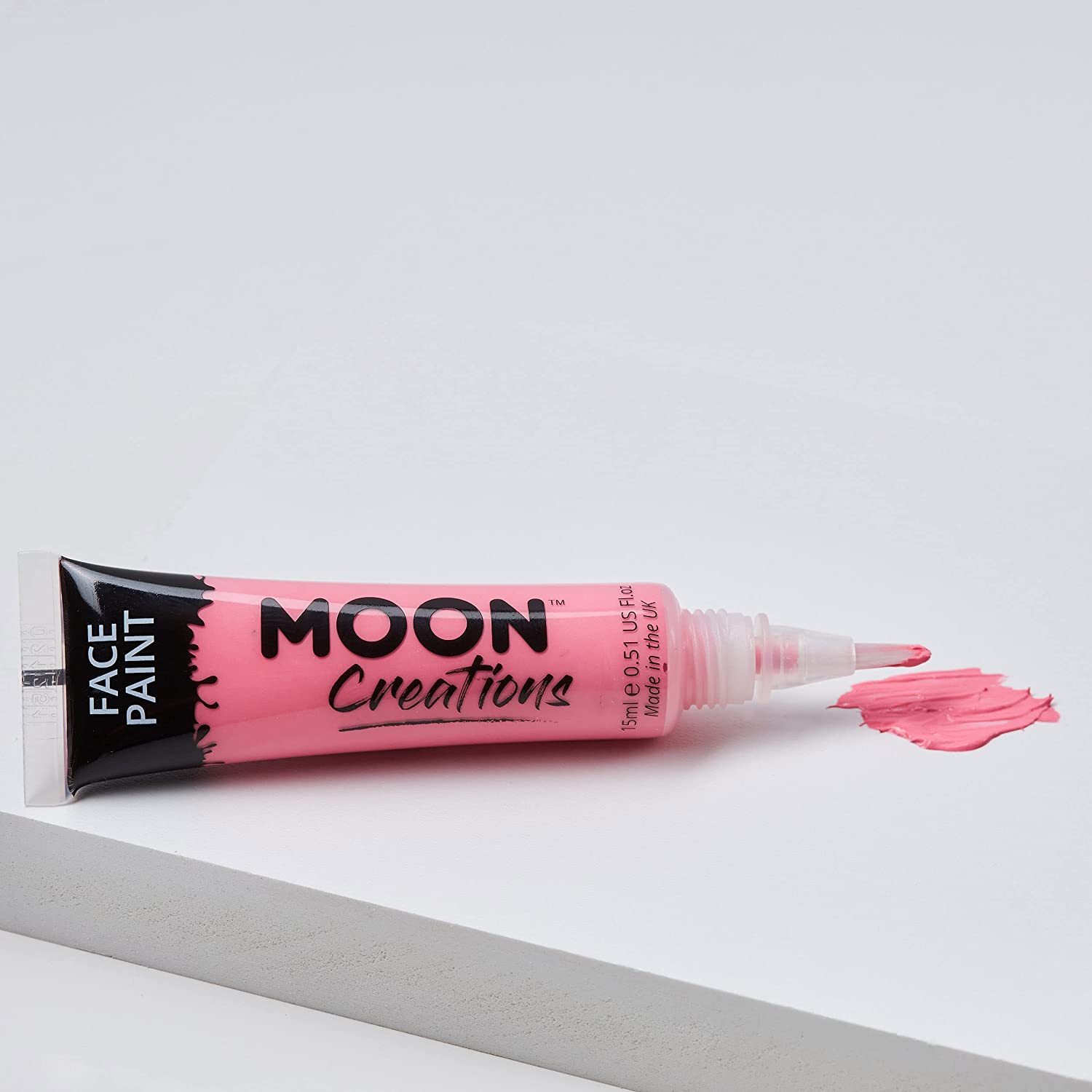Moon Creations Face & Body Paint with Brush Applicator 0.50fl oz - Pale Skin