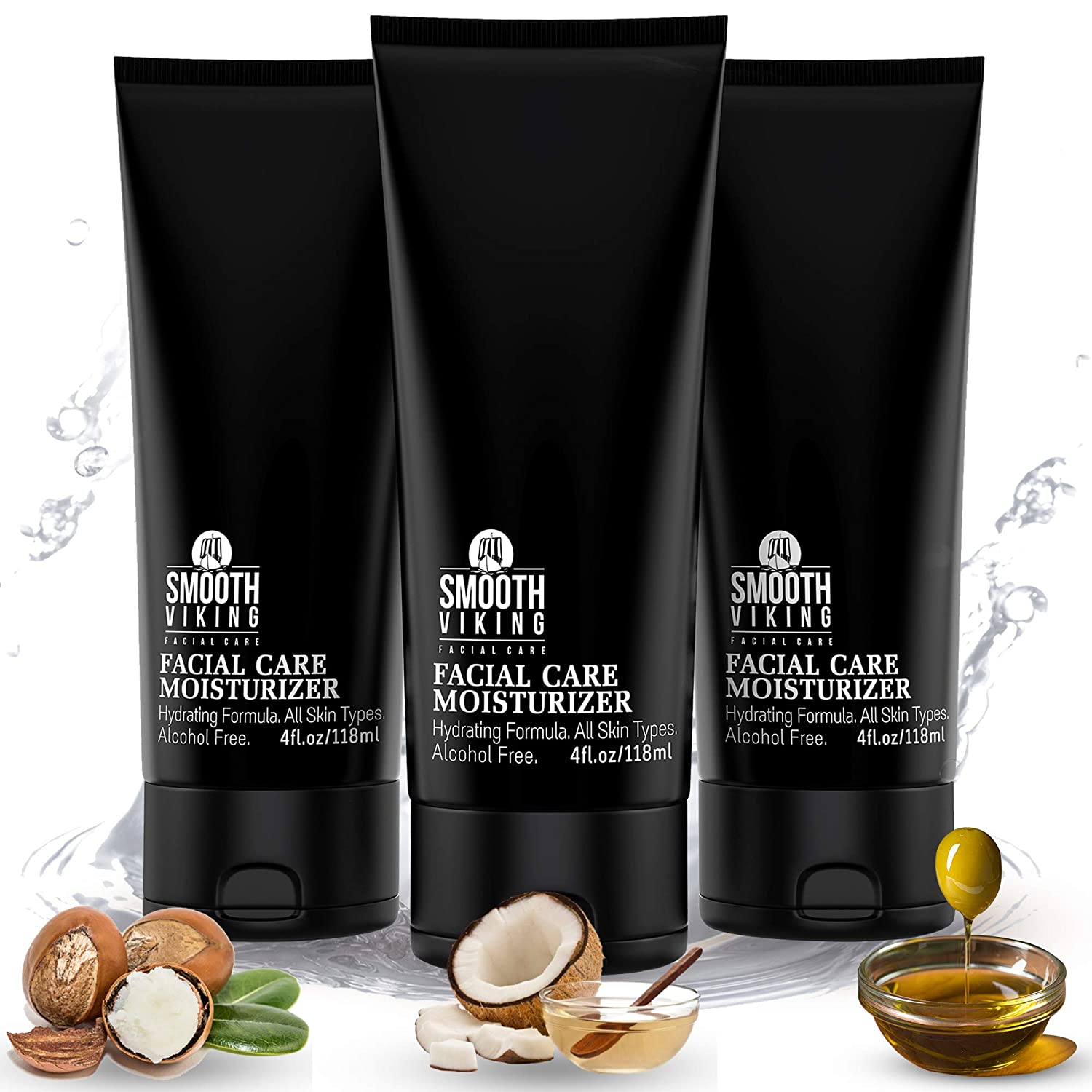 Mens Face Moisturizer - Daily Lotion-Based Mens Face Lotion (4 Oz) - Alcohol-Free Hydrating Facial M