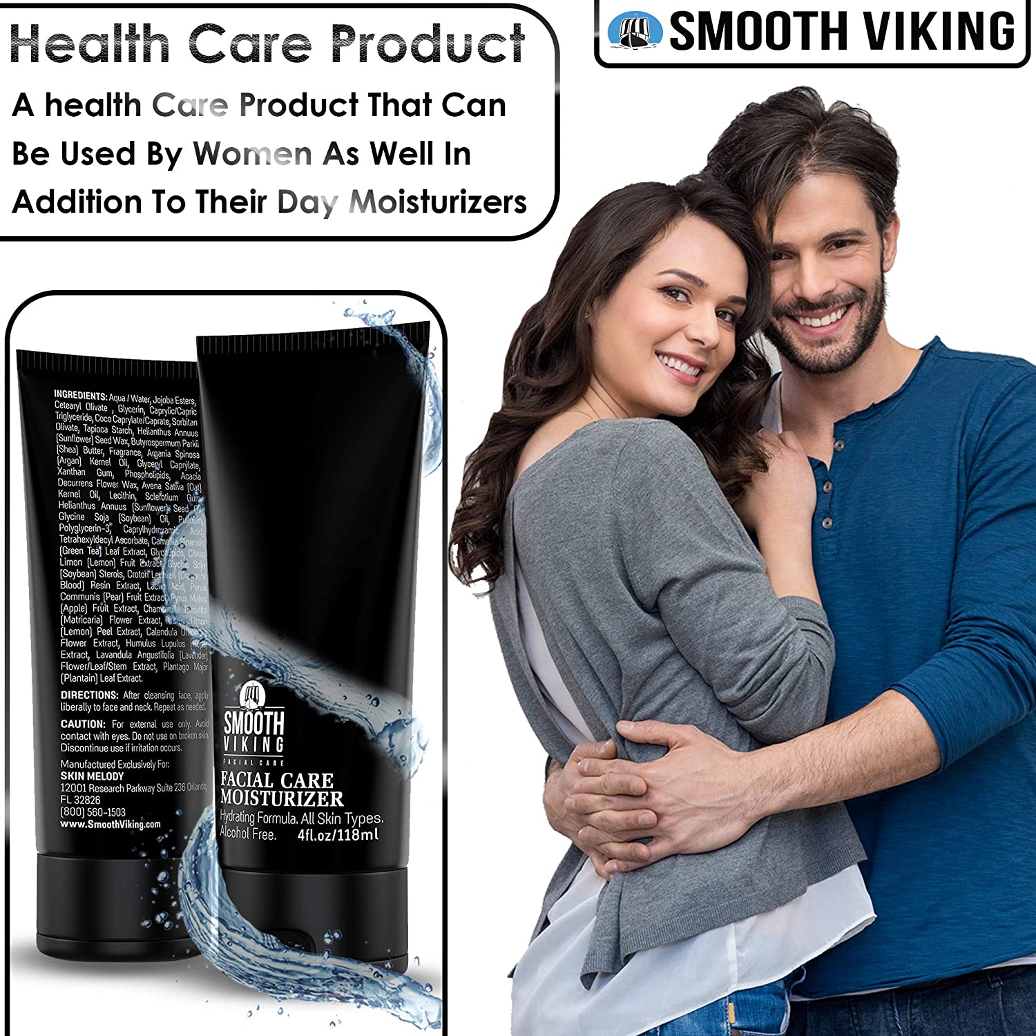 Mens Face Moisturizer - Daily Lotion-Based Mens Face Lotion (4 Oz) - Alcohol-Free Hydrating Facial M