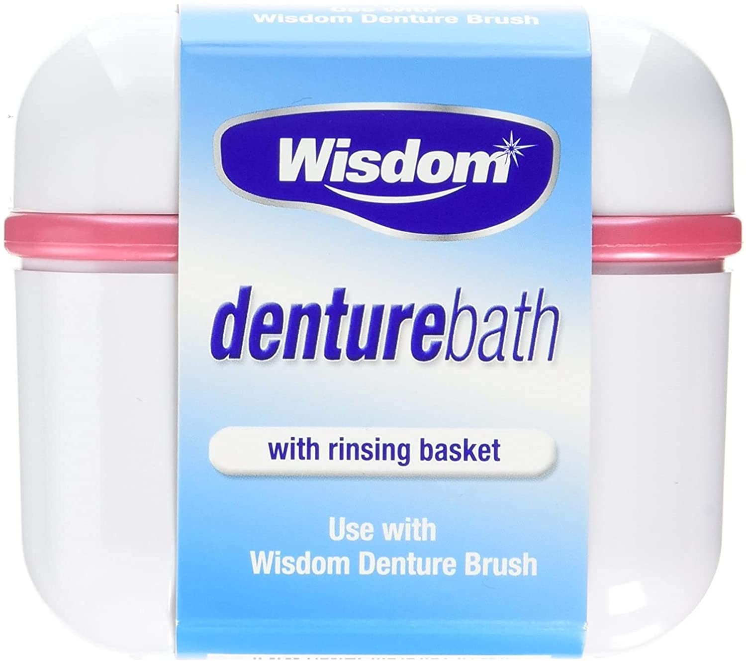 Wisdom Denture Bath with Rinsing Basket