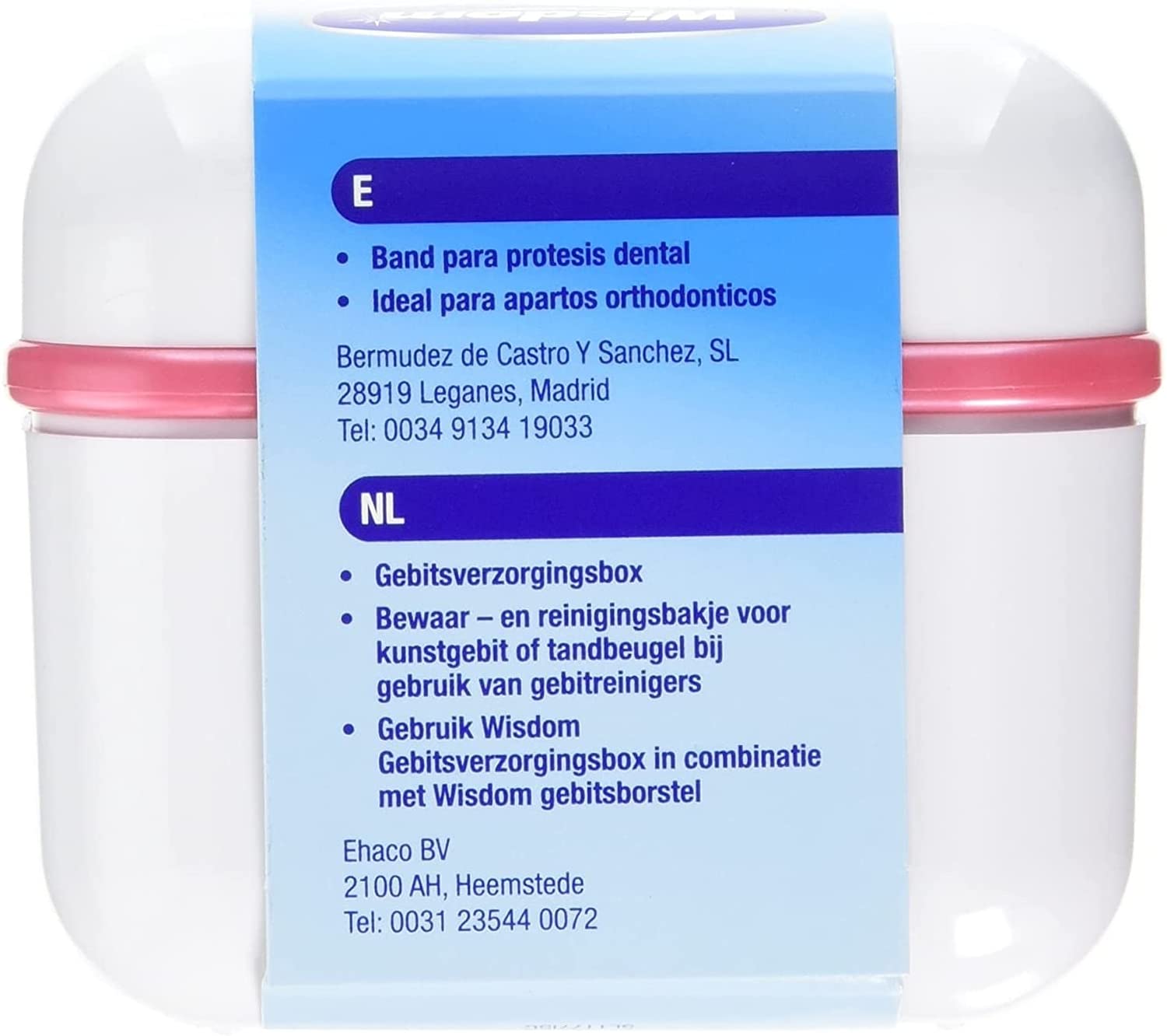 Wisdom Denture Bath with Rinsing Basket