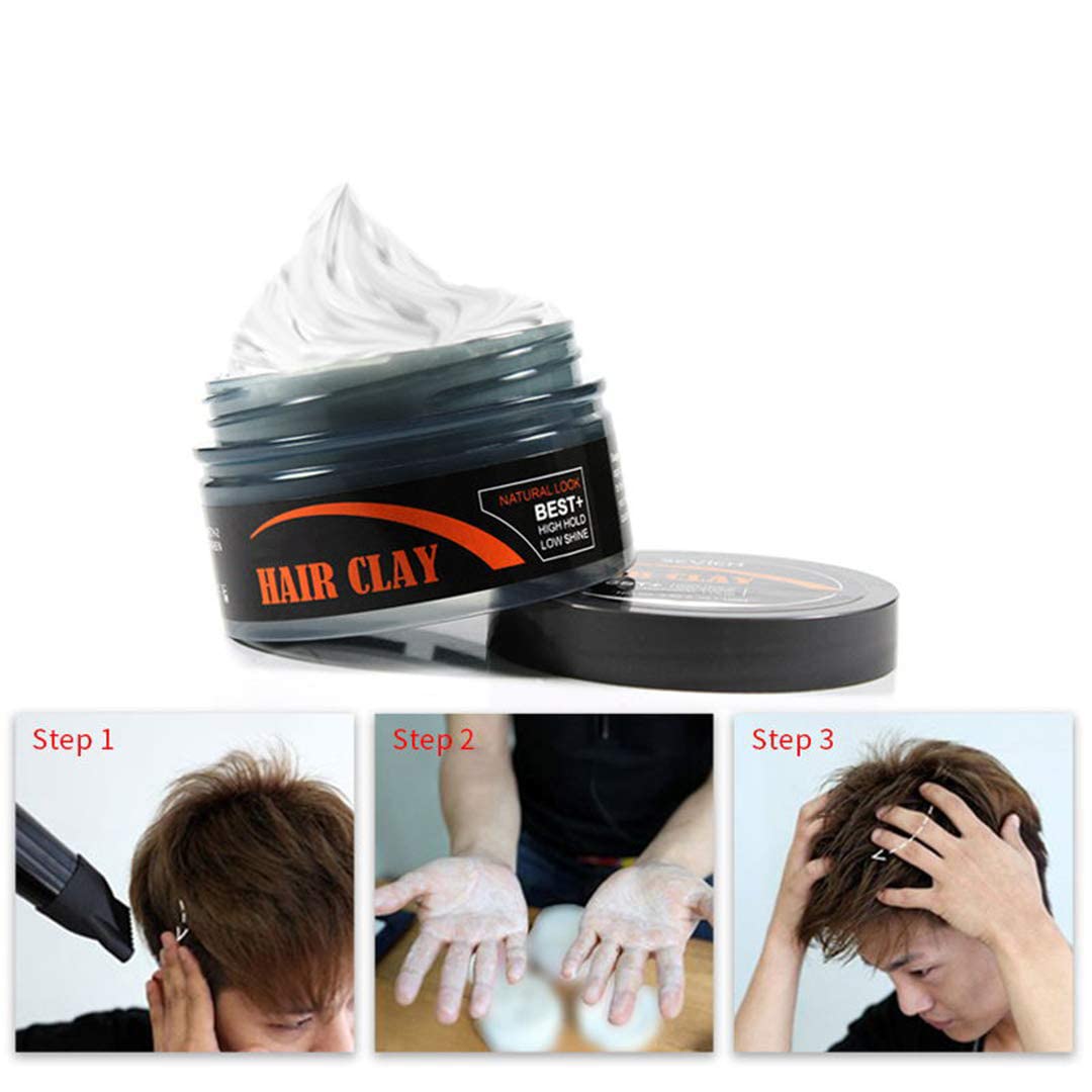 gowwim Hair Pomade for Men,Mens Hair Gel,Strong Hold Matte Pomade for Modern Hairstyles All Day Hold