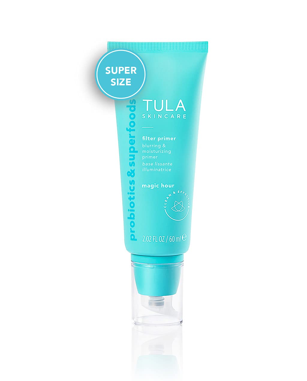 TULA Skin Care Supersize Filter Primer Blurring & Moisturizing Primer | Prime, Blur, Even Out & Prot