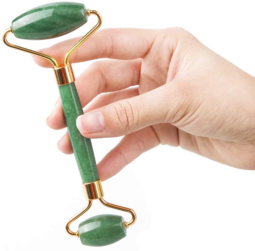 AINAAN Roller and Gua Sha Set-Facial Body Eyes Neck Massager Tool for Beautiful Skin Detox-Reduce Wr