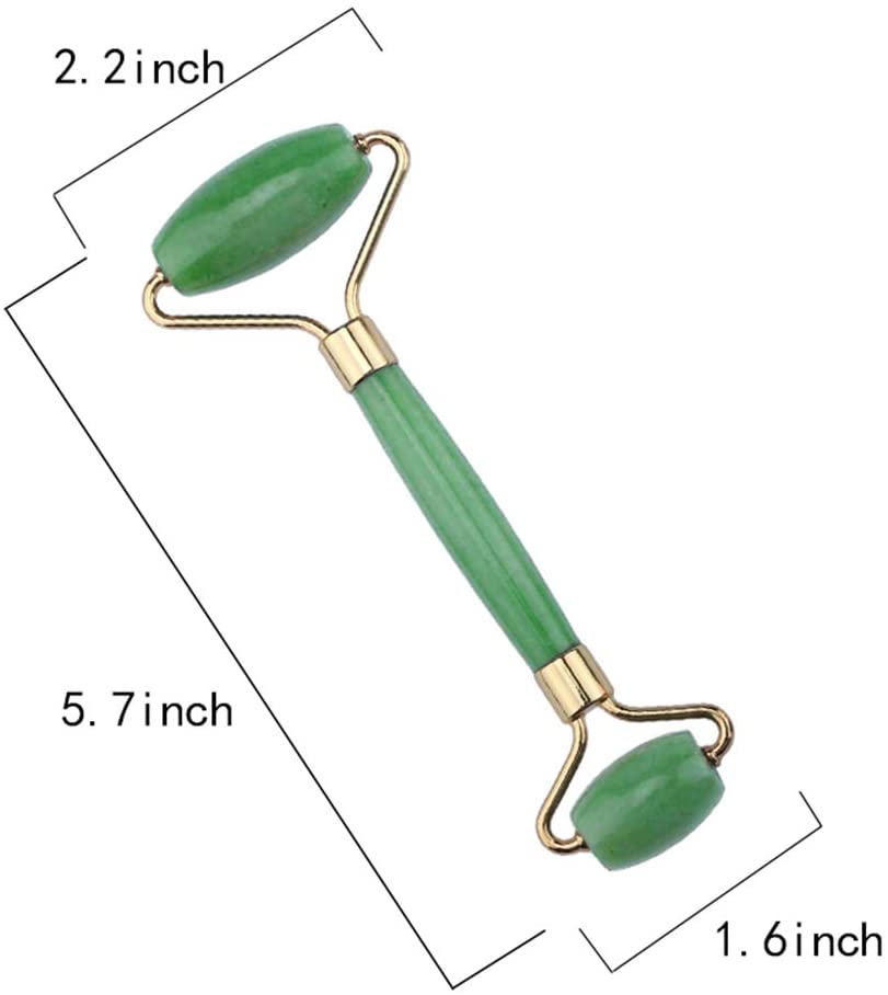 AINAAN Roller and Gua Sha Set-Facial Body Eyes Neck Massager Tool for Beautiful Skin Detox-Reduce Wr