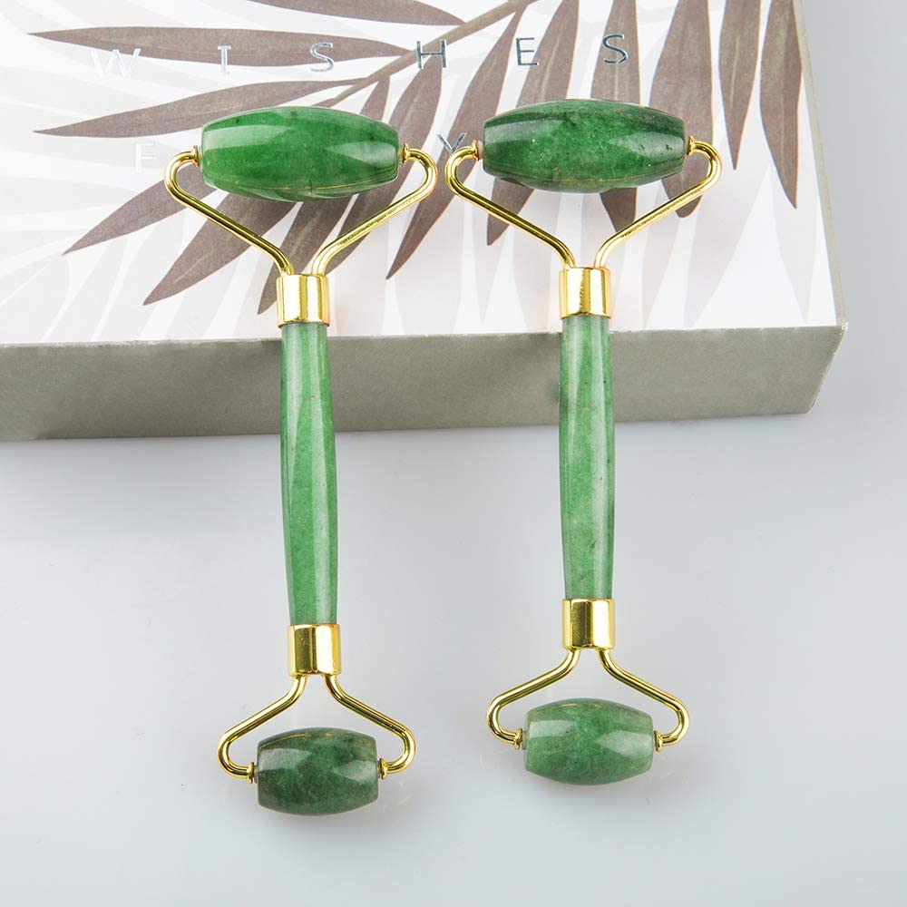 AINAAN Roller and Gua Sha Set-Facial Body Eyes Neck Massager Tool for Beautiful Skin Detox-Reduce Wr