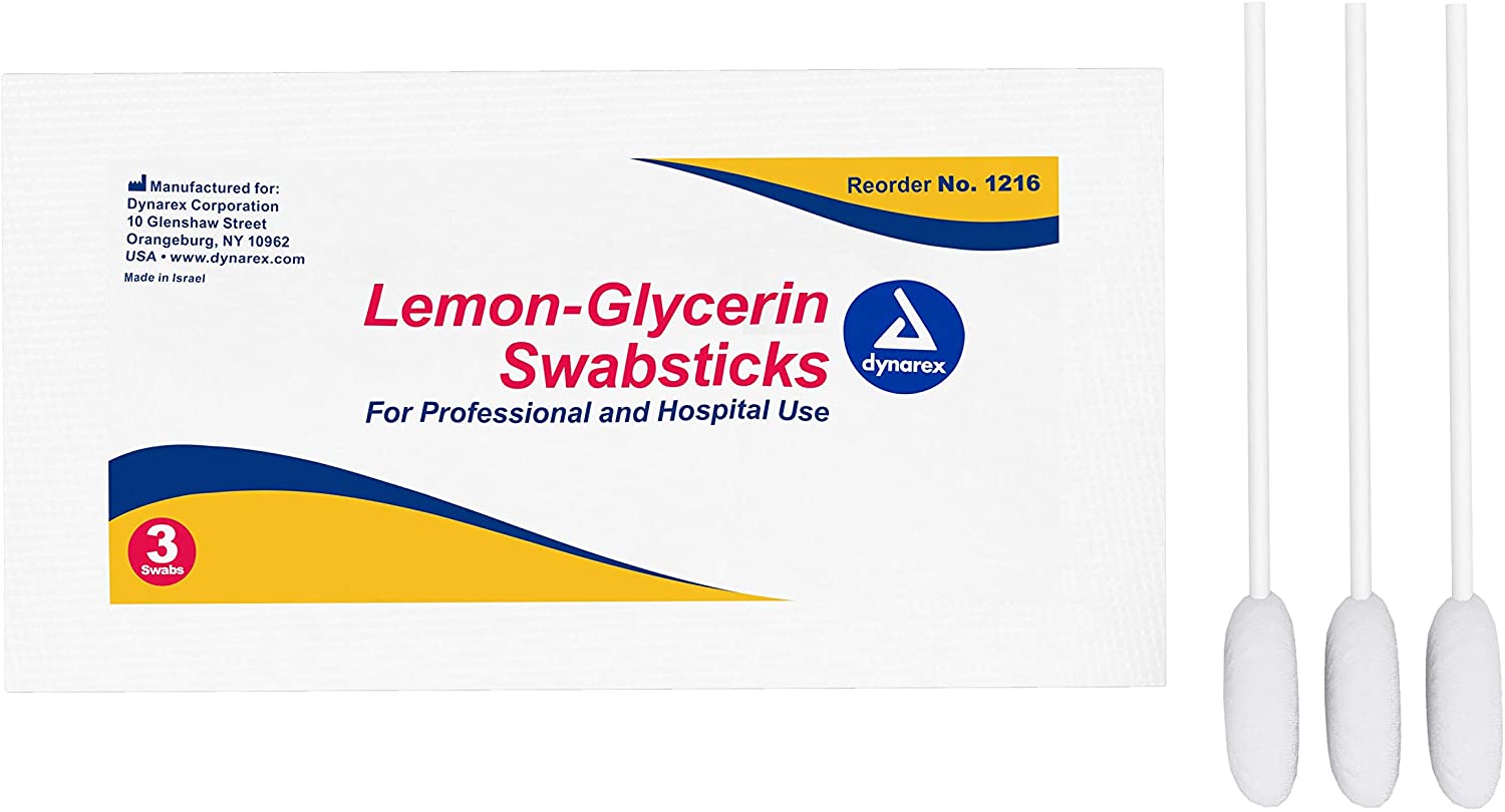Lemon-Glycerin Swabsticks Case of 750