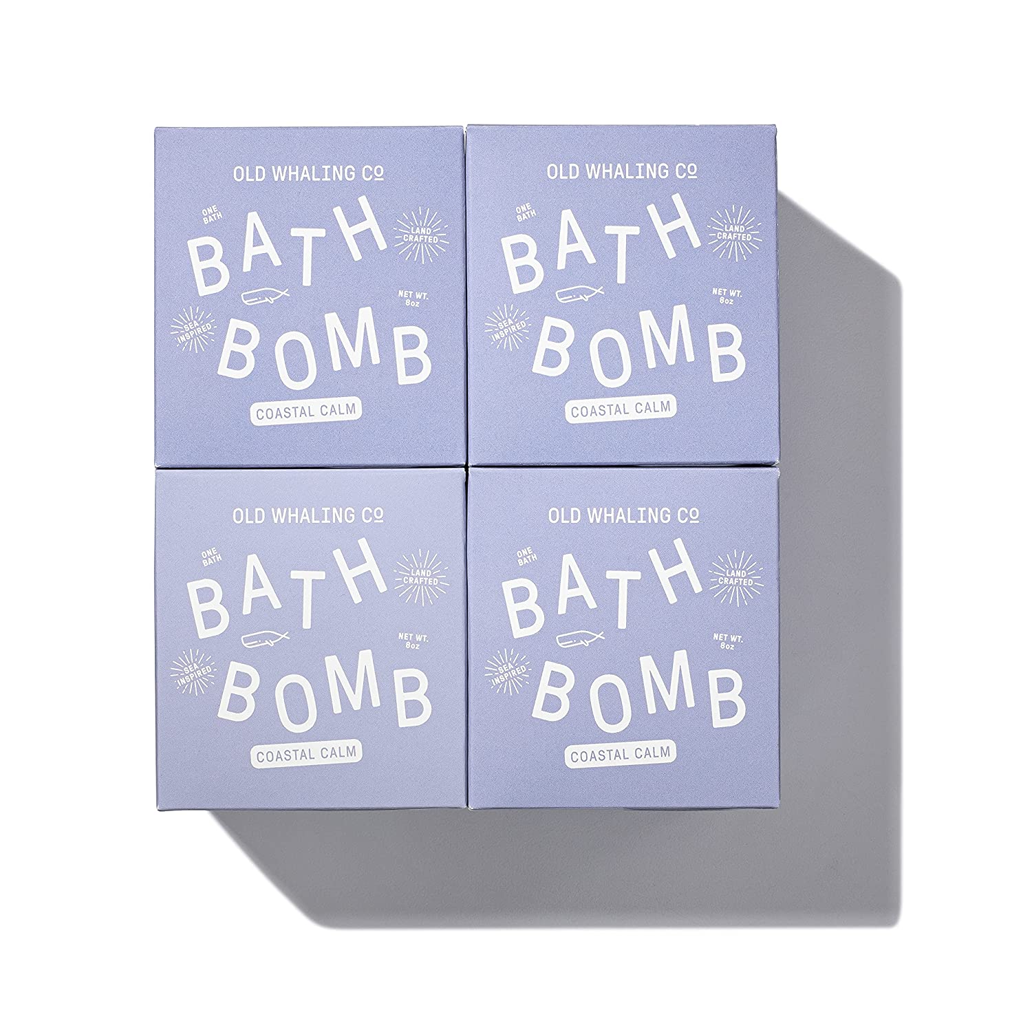 Old Whaling Co | Coastal Calm Bath Bomb | Soothing Fizz | Moisturize, Cleanse Skin | Calming Soak | 