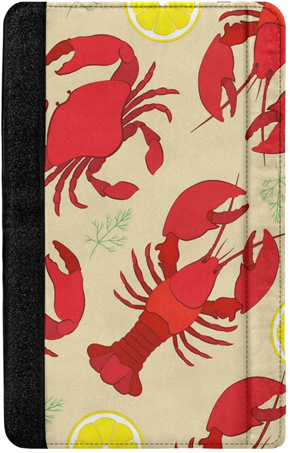 Lobster Crab with Lemon Dill Seamless 2 Packs Adjustable Car Seat Belt Pads Cover, Universal Car Sea