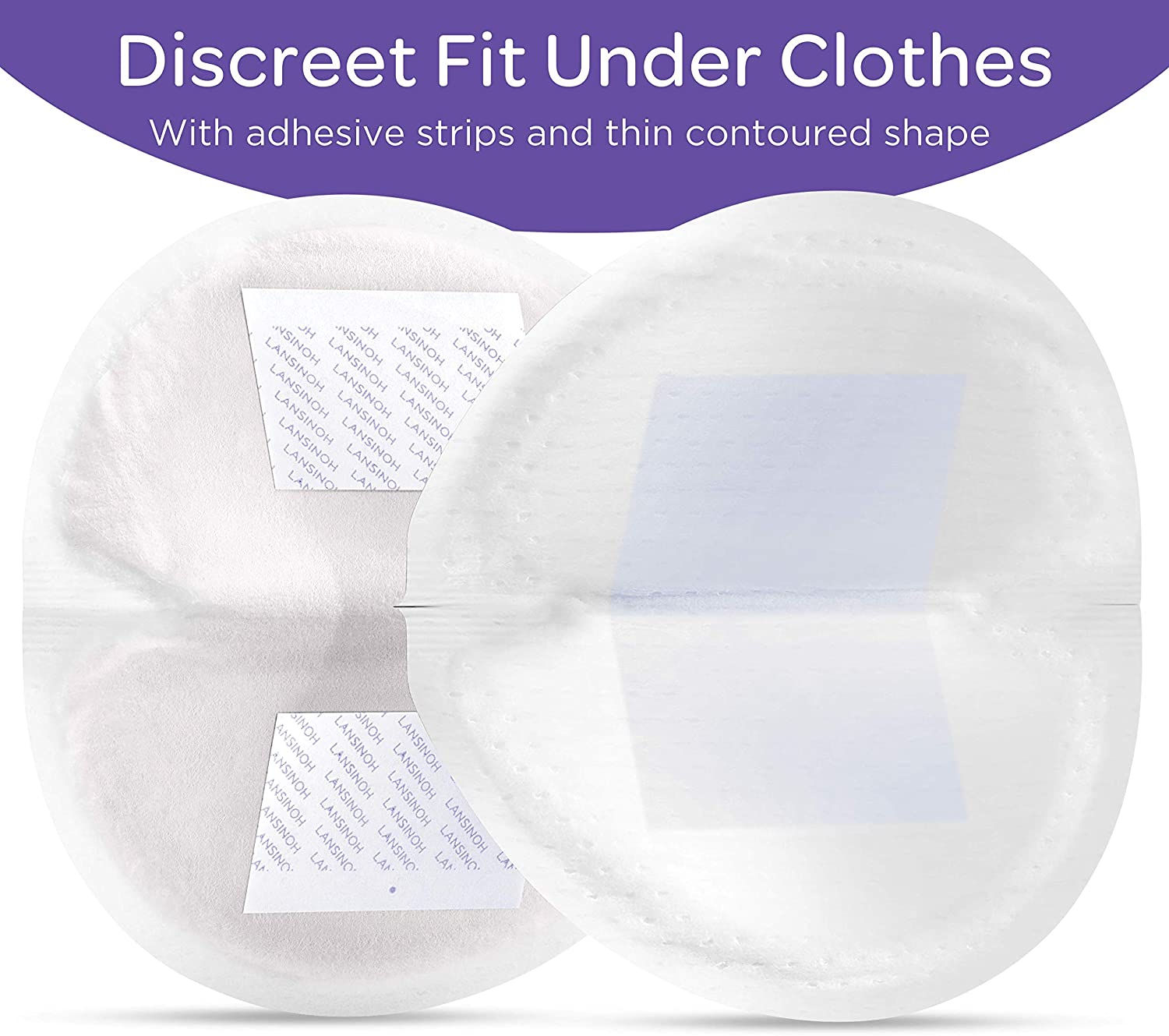 Lansinoh Stay Dry Disposable Nursing Pads, 60 Count