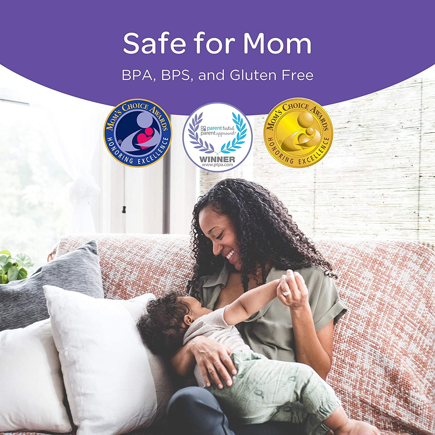 Lansinoh Stay Dry Disposable Nursing Pads, 60 Count