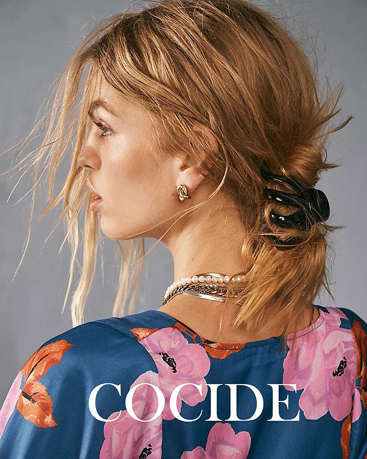 COCIDE 4PCS Joni Claw Hair Claw Clips for Women Acrylic Large Octopus Hair Clip Non-slip Big Spider 