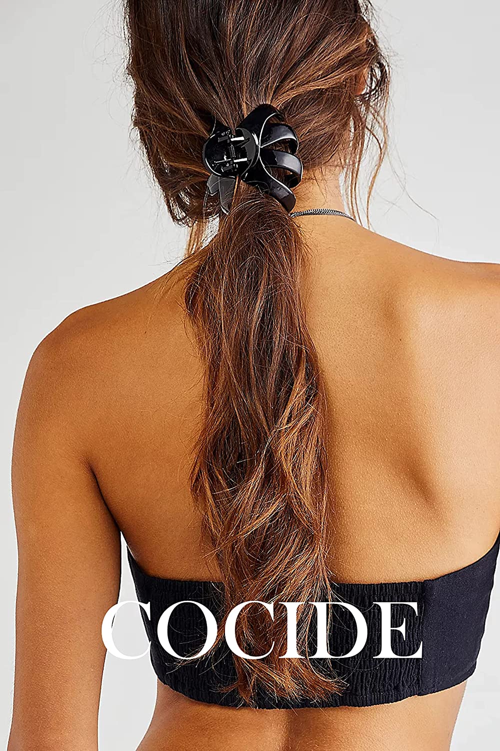 COCIDE 4PCS Joni Claw Hair Claw Clips for Women Acrylic Large Octopus Hair Clip Non-slip Big Spider 