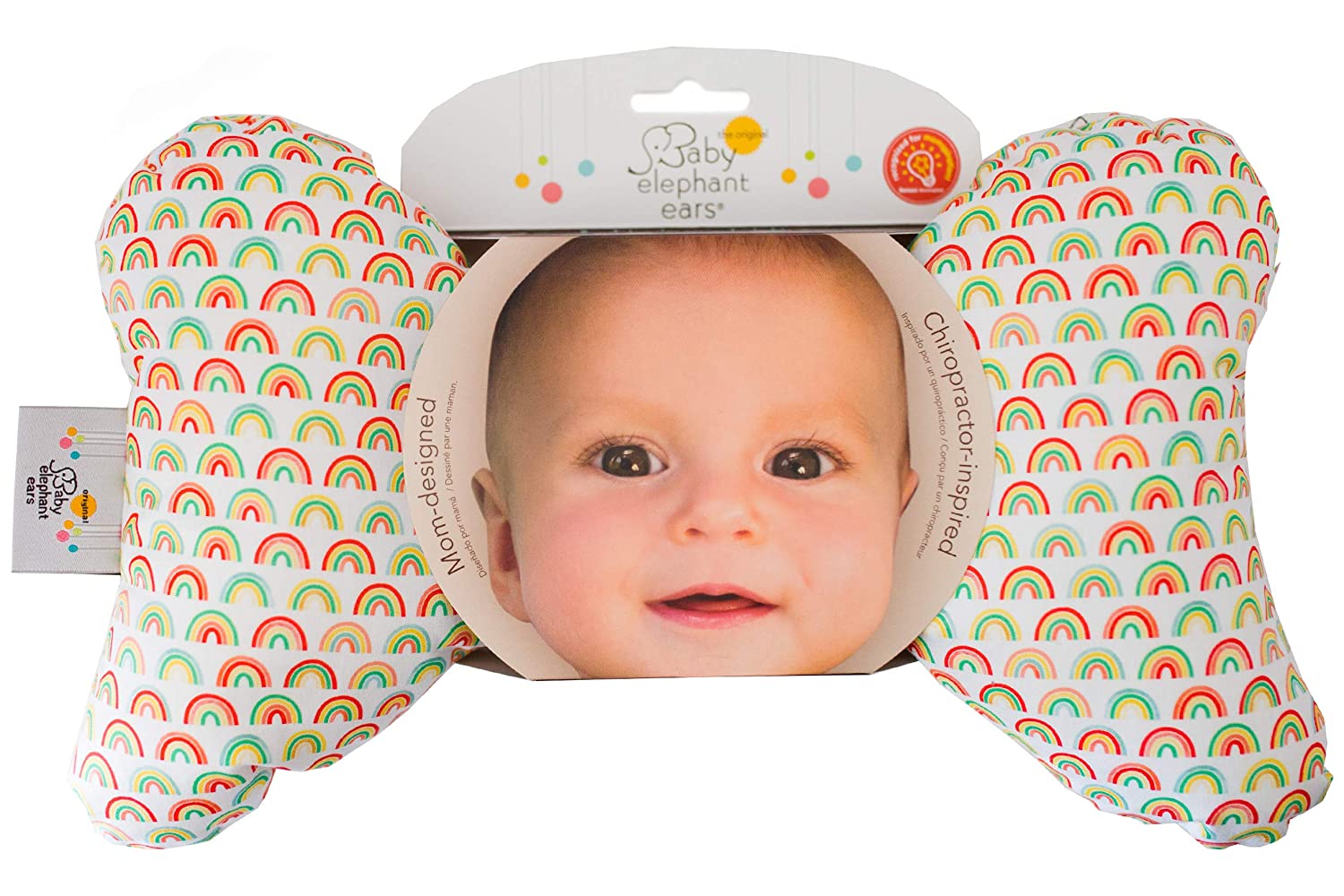Original Baby Elephant Ears Head Support Pillow for Stroller, Swing