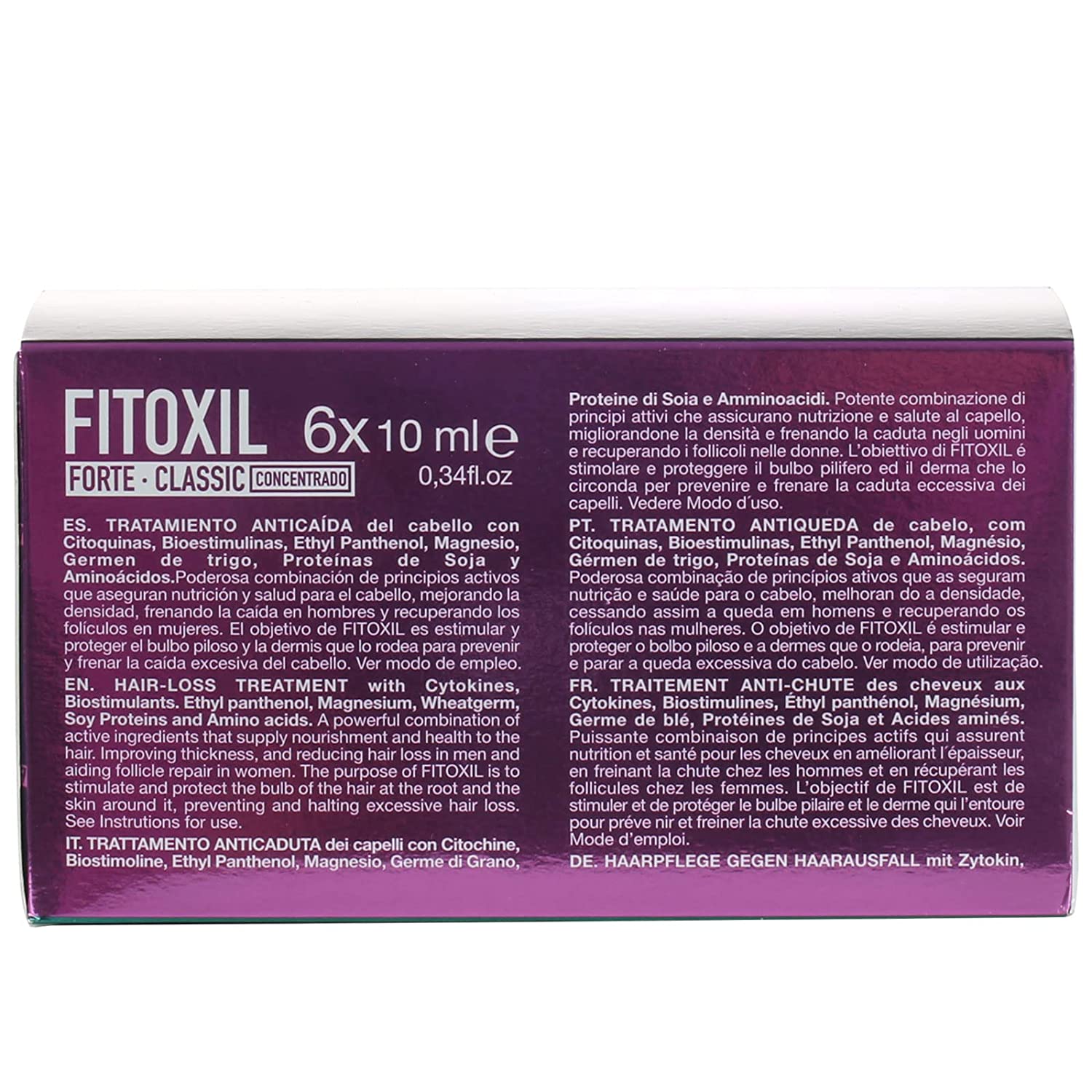Taha Botanic Fitoxil Tricology Hair Lost Treatment Forte Classic 6 x 10 ml.