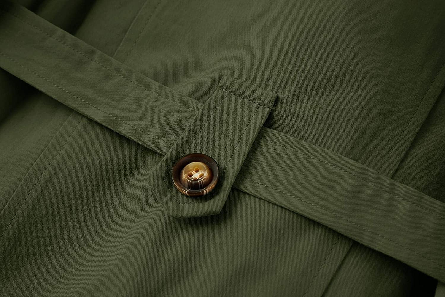 Makkrom Kids Baby Boys Girls Classic Trench Coat Jacket Toddler Double Breasted Belted Children Pea