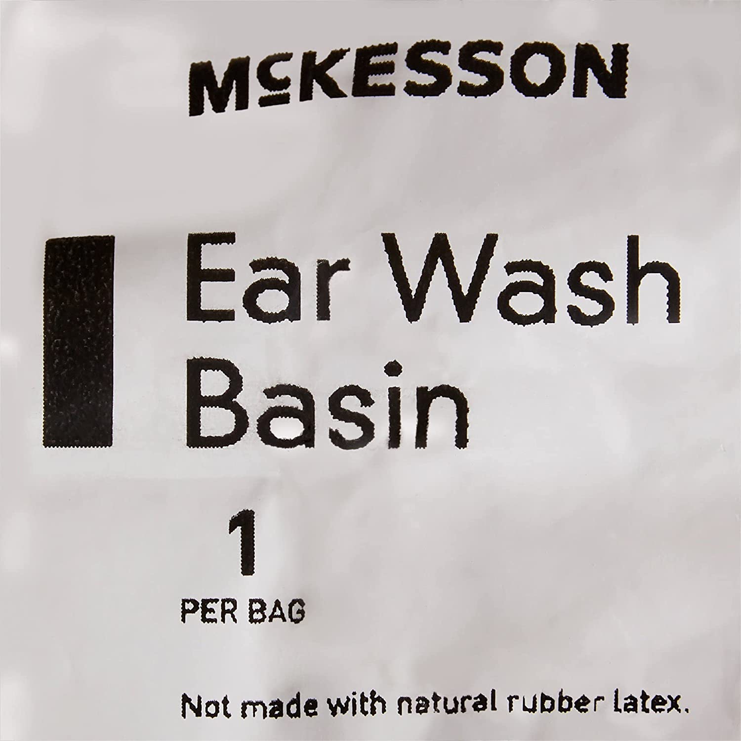 McKesson White Reusable Ear Wash Basin for Cleaning and Irrigation, 1 Count, 1 Pack
