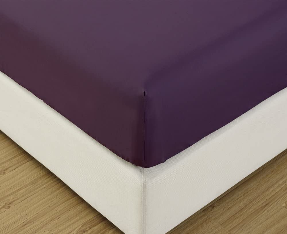 Mellanni King Fitted Sheet - Deep Pocket Cooling Sheets up to 16 inch - All Around Elastic - Hotel L