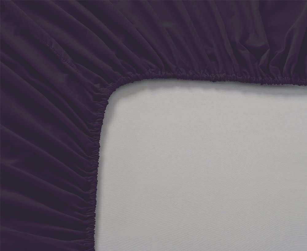 Mellanni King Fitted Sheet - Deep Pocket Cooling Sheets up to 16 inch - All Around Elastic - Hotel L