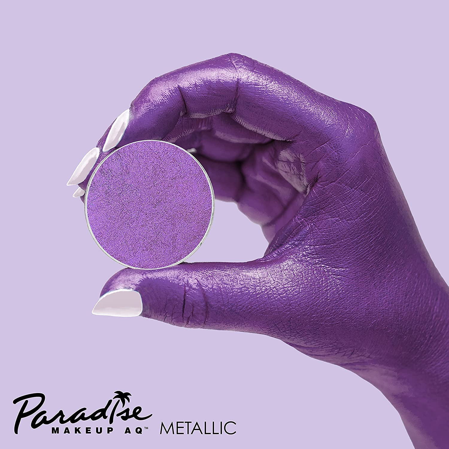 Mehron Makeup Paradise Makeup AQ Refill (.25 oz) (Metallic Purple)