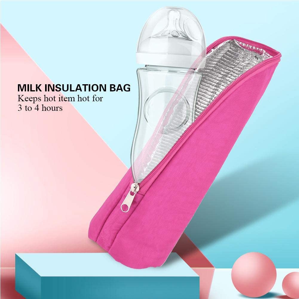 GLOGLOW Insulated Baby Bottle Bags, Leak-Proof Baby Bottle Bag Breastmilk Insulation Bag Single Baby