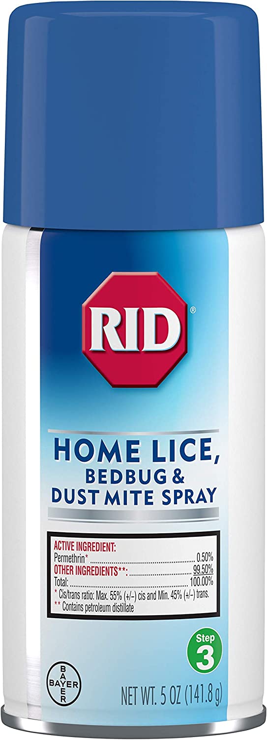 Rid Home Lice, Bedbug And Dust Mite Spray - 5 Ounces