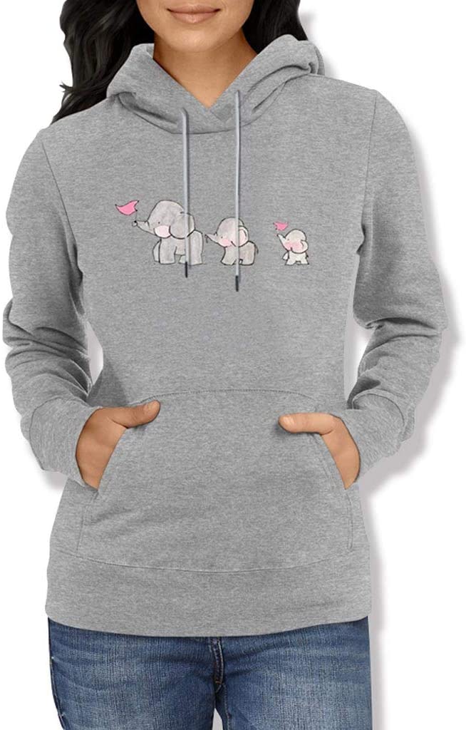 Dosoop Women’s Casual Long Sleeve Sweatshirt Drawstring Cowl Neck Loose Pullover Hoodie Sweater To