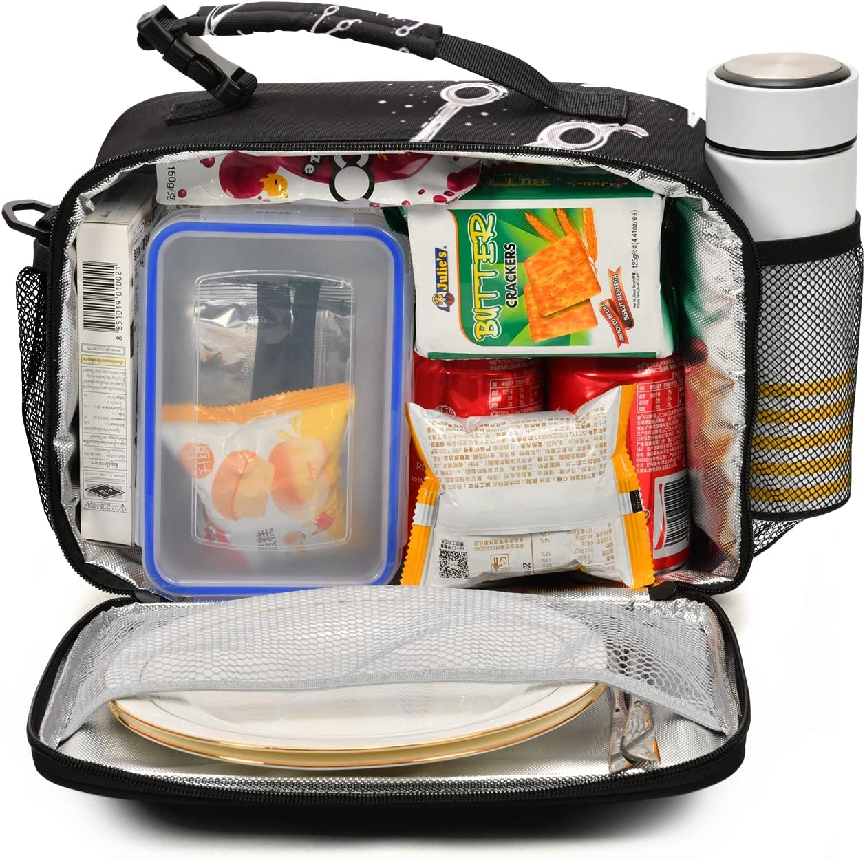 Hairdressing Scissors Lunch Bag, Reusable Cooler Lightweight Tote Bag for Men, Women, Lunch box with