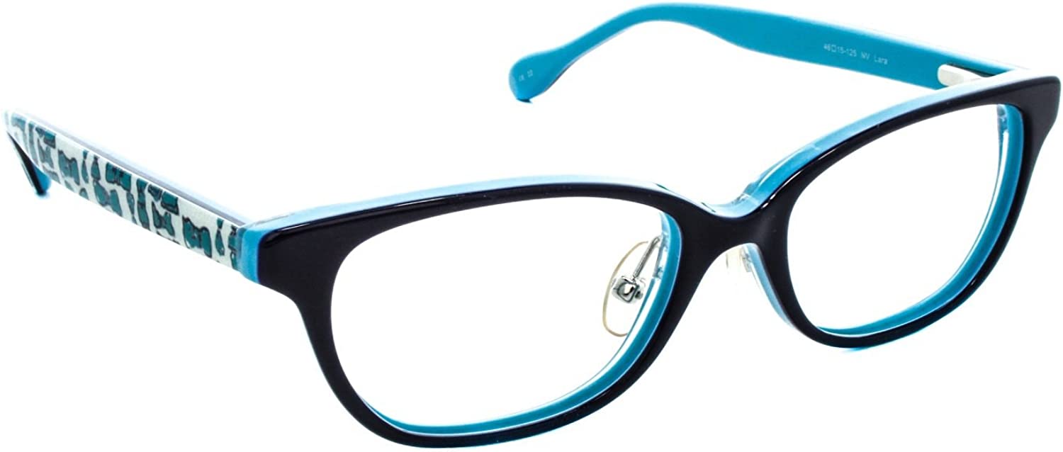 LILLY PULITZER Eyeglasses LARA Navy 46MM