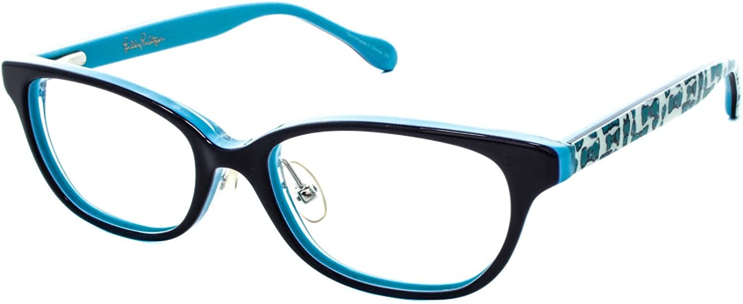 LILLY PULITZER Eyeglasses LARA Navy 46MM