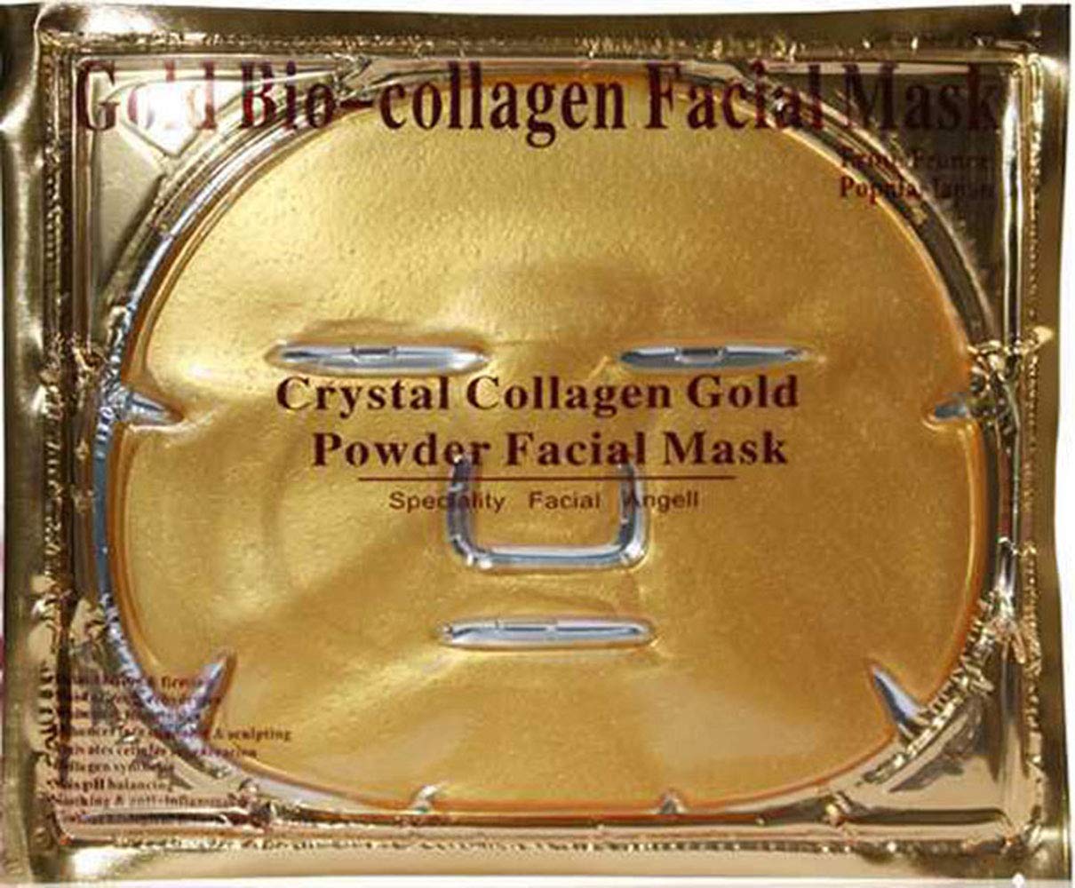 Luxurious 24k Nano Gold Collagen Crystal Facial Mask 5 Packs