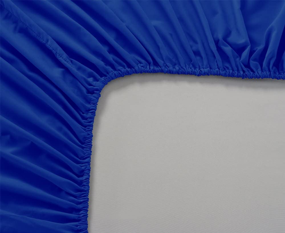 Mellanni Full Fitted Sheet - Deep Pocket Cooling Sheets up to 16 inch - Hotel Luxury 1800 Bedding - 