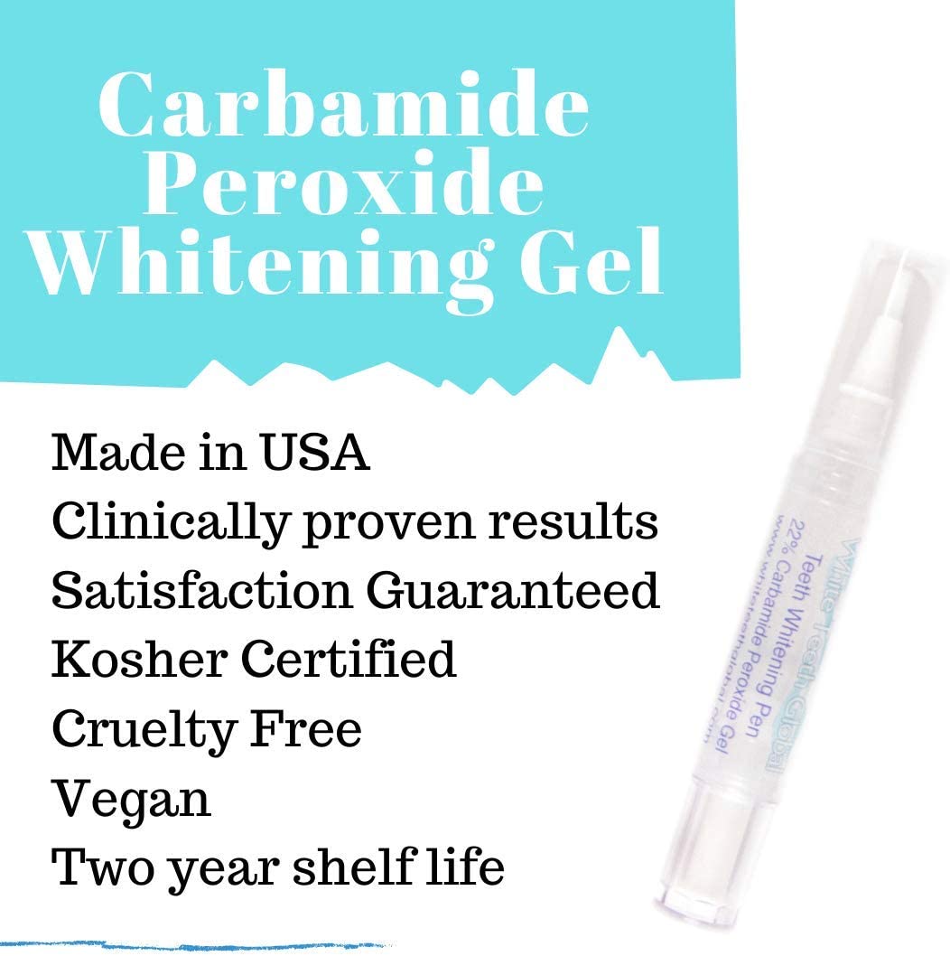Professional Teeth Whitening 3 Pen Kit Filled with Carbamide Peroxide Tooth whitening Gel Made in US