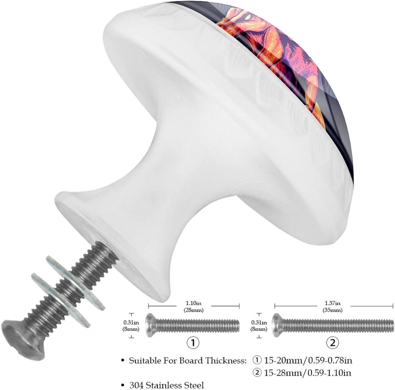 Drawer Handles Door Pulls Dinosaur Furniture Pulls 4 Pieces Multipack Knobs for Jewelry Box 1.38×1.