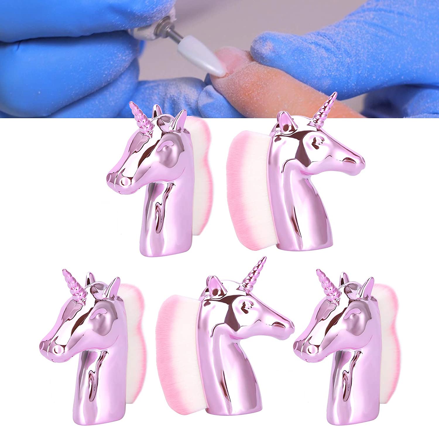 Soft Foundation Brushes Manicure DIY Tool Nail Art Tool Nail Art Brush Set Nail Dust Cleaning Brush 