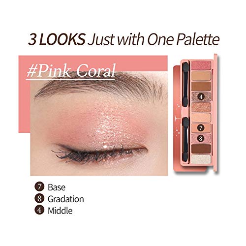 ETUDE HOUSE Play Color Eyes #Rose Wine | Vivid 10 Color Eye Shadow Palette that Consists of Matte, S