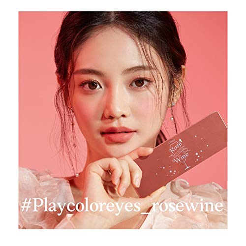 ETUDE HOUSE Play Color Eyes #Rose Wine | Vivid 10 Color Eye Shadow Palette that Consists of Matte, S