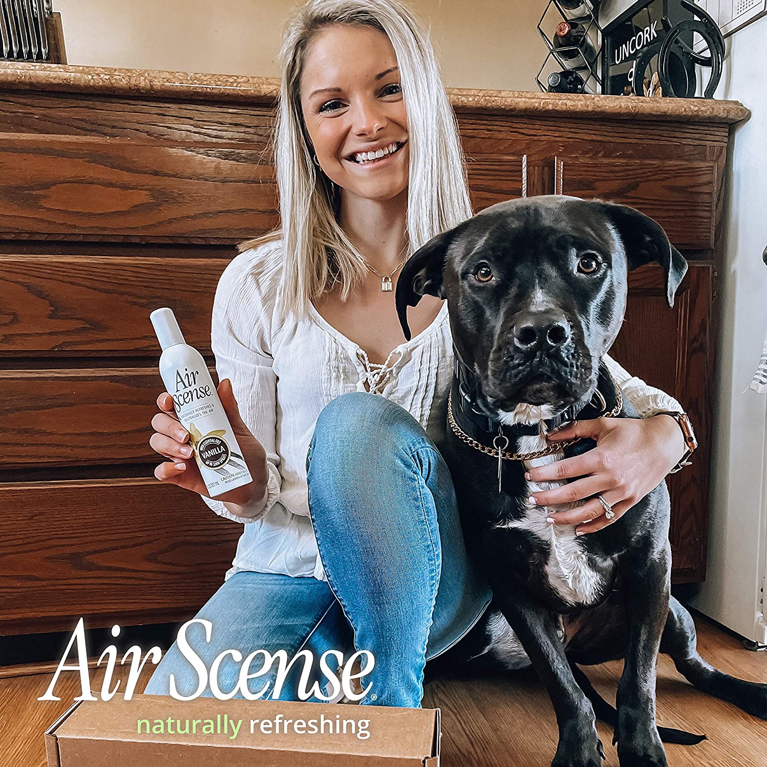 Air Scense Essential Oil Air Freshener, Vanilla, 7 Ounce