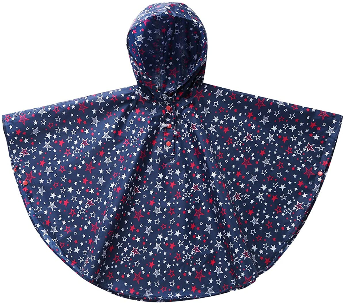 iiniim Kid Toddler Girls Waterproof Hooded Coat Jacket Ponchos Hooded Outwear Raincoat Rainwear Ligh