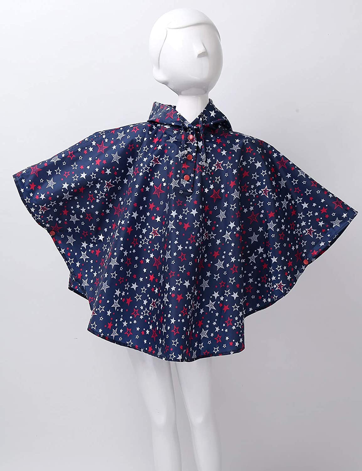 iiniim Kid Toddler Girls Waterproof Hooded Coat Jacket Ponchos Hooded Outwear Raincoat Rainwear Ligh