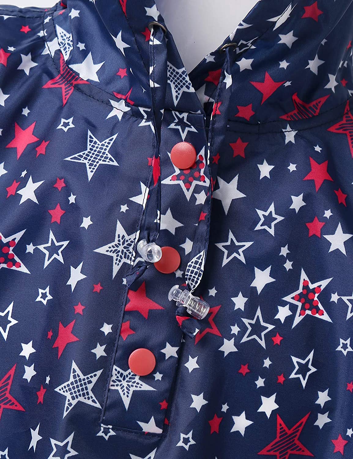 iiniim Kid Toddler Girls Waterproof Hooded Coat Jacket Ponchos Hooded Outwear Raincoat Rainwear Ligh